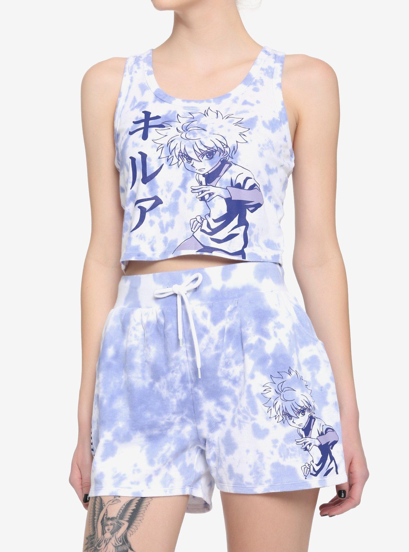 Hunter X Hunter Killua Tie-Dye Girls Lounge Set, MULTI, hi-res