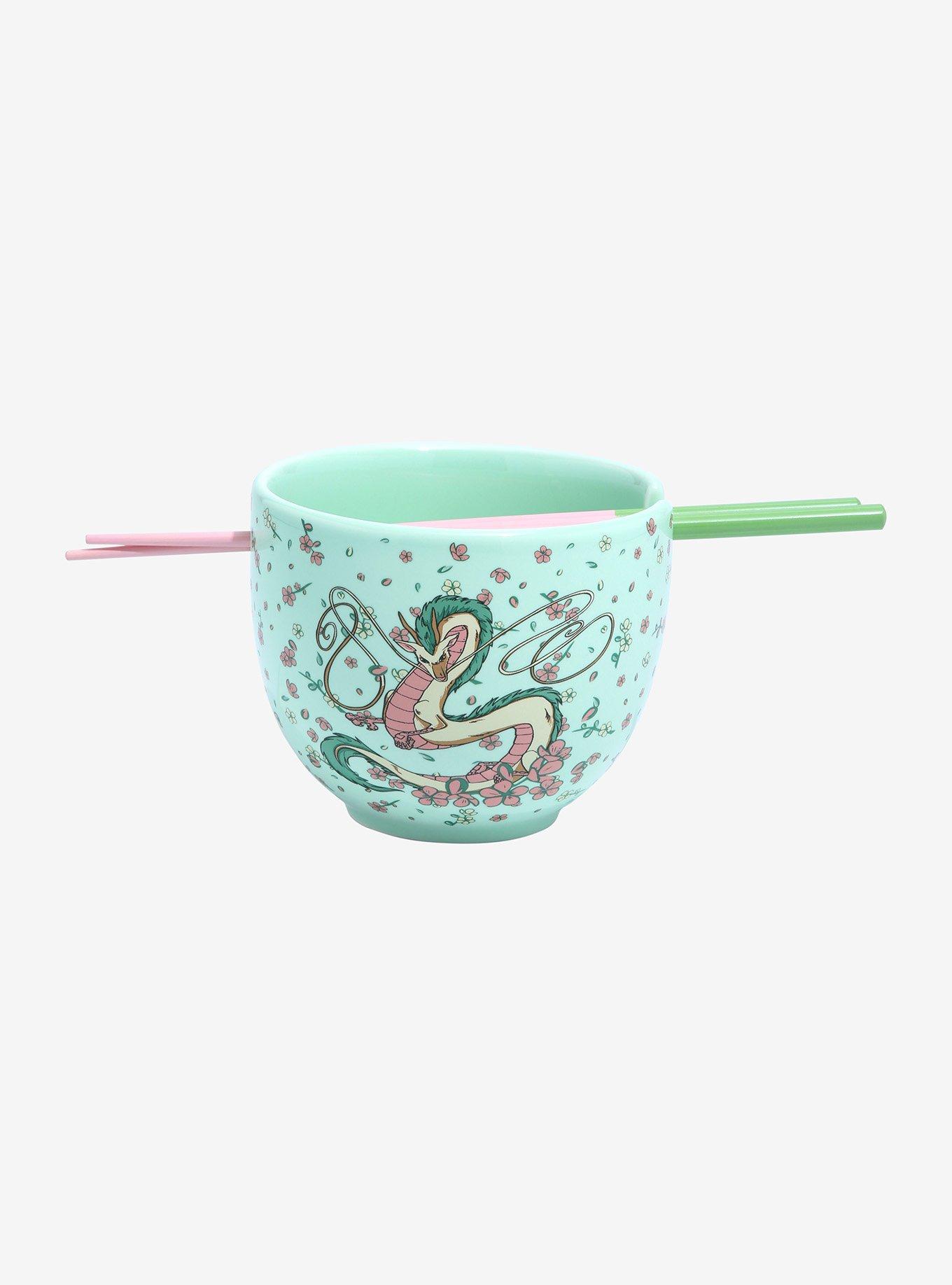 Her Universe Studio Ghibli Spirited Away Haku Sakura Ramen Bowl With Chopsticks, , hi-res