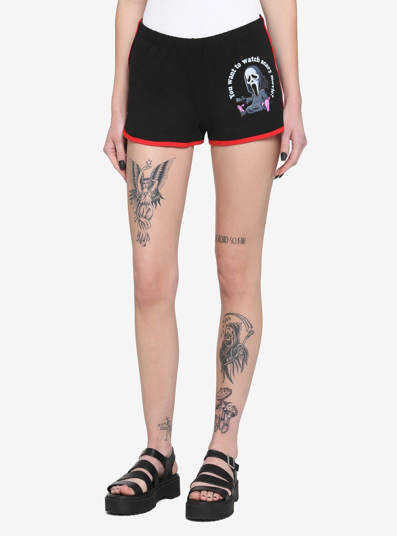 Scream Ghost Face Girl Soft Shorts, MULTI, hi-res