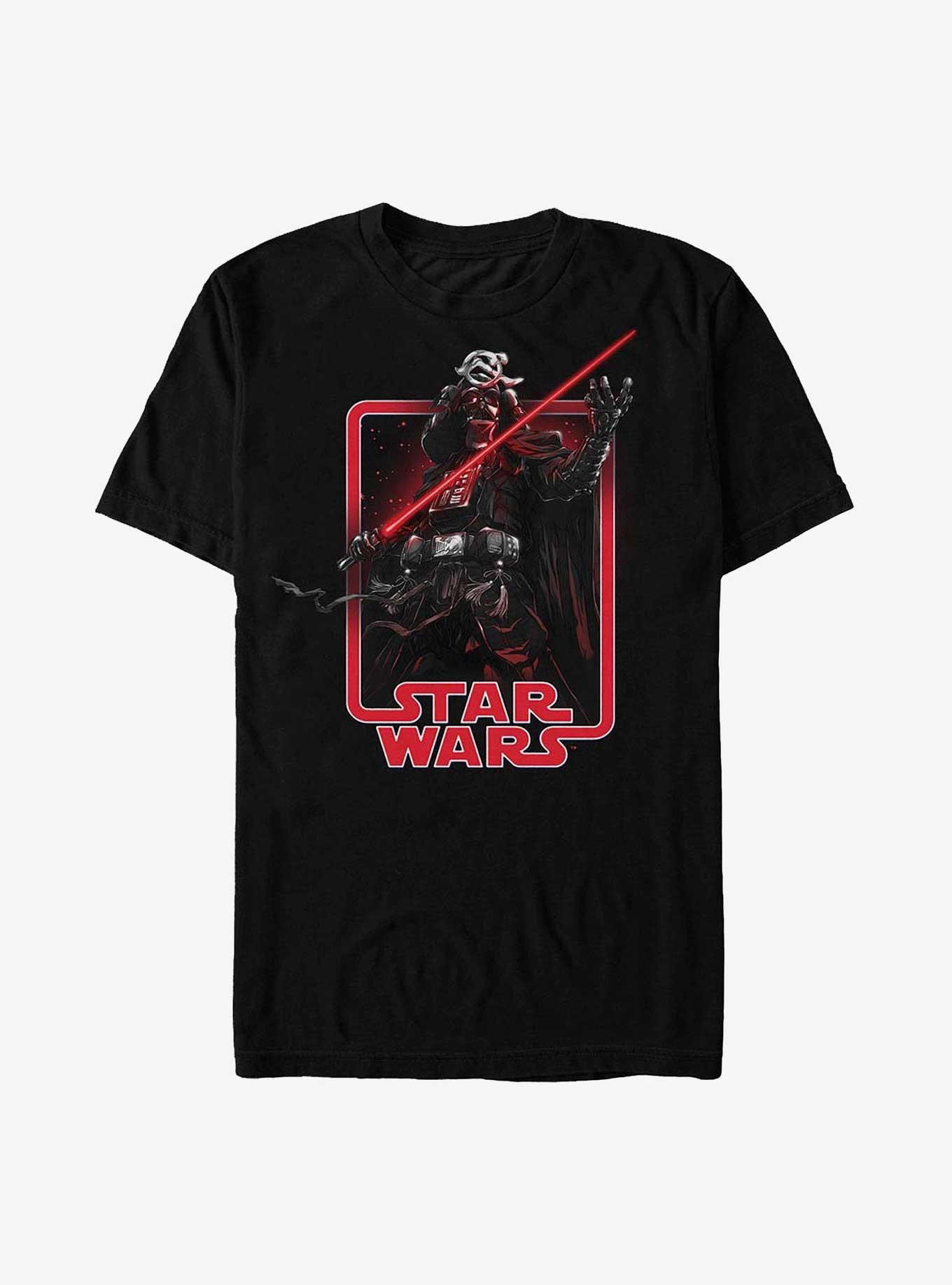 Darth vader was shop framed t shirt