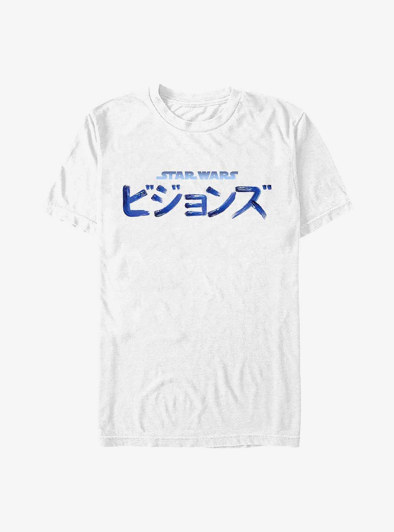 Star Wars: Visions Large Kanji Logo T-Shirt, WHITE, hi-res