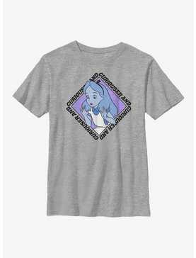 Disney Alice In Wonderland Alice Face Youth T-Shirt, , hi-res