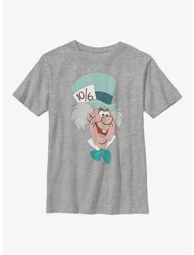Disney Alice In Wonderland Mad Hatter Big Face Youth T-Shirt, , hi-res