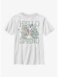Disney Alice In Wonderland Spring Garden Alice Youth T-Shirt, WHITE, hi-res