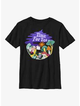 Disney Alice In Wonderland Tea Time Filled Youth T-Shirt, , hi-res