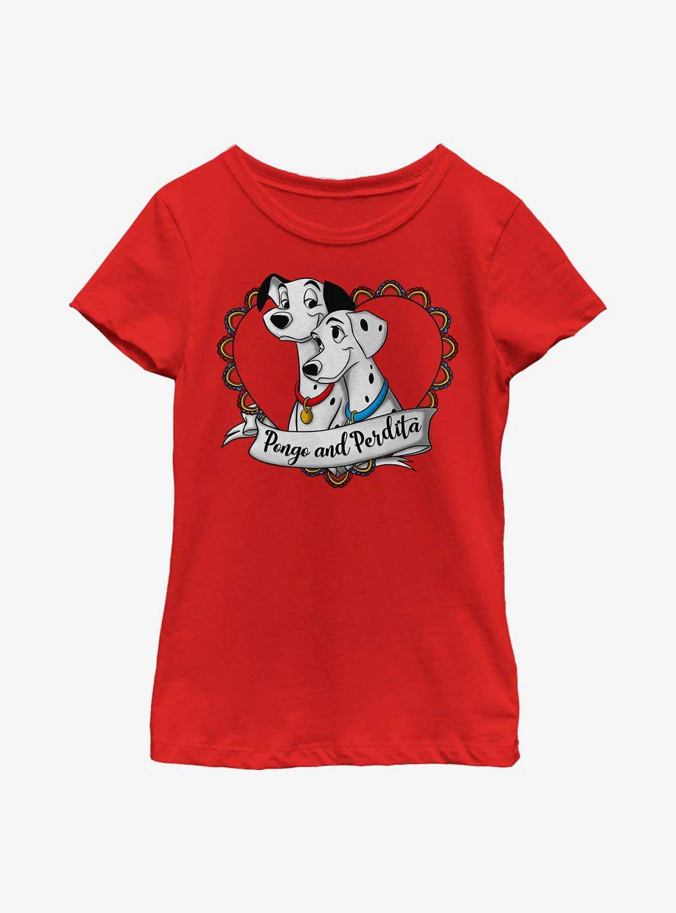 Disney 101 Dalmatians Pongo And Perdita Youth Girls T-Shirt, , hi-res