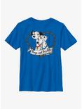 Disney 101 Dalmatians Pongo And Perdita Youth T-Shirt, ROYAL, hi-res