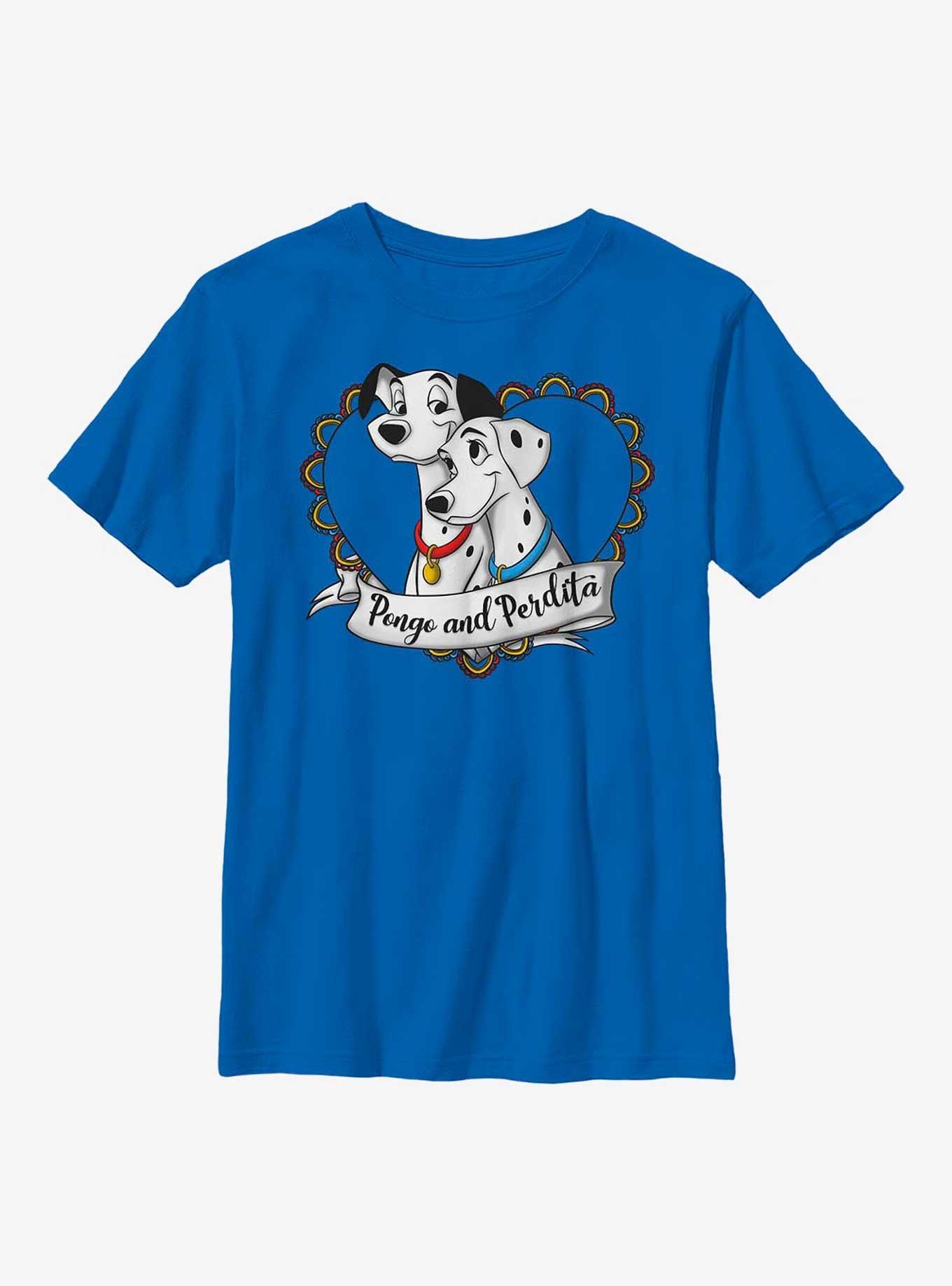 Disney 101 Dalmatians Pongo And Perdita Youth T-Shirt, , hi-res