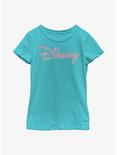 Disney Candy Logo Youth Girls T-Shirt, TAHI BLUE, hi-res