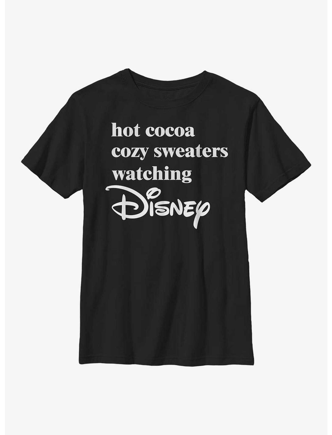 Disney Cozy Disney Youth T-Shirt, BLACK, hi-res