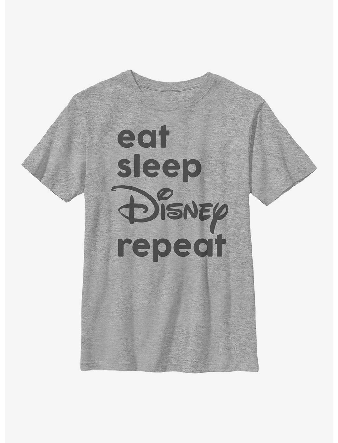 Disney Eat Sleep Disney Youth T-Shirt, ATH HTR, hi-res