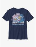 Disney Donald Duck Daisy And Donald Youth T-Shirt, NAVY, hi-res