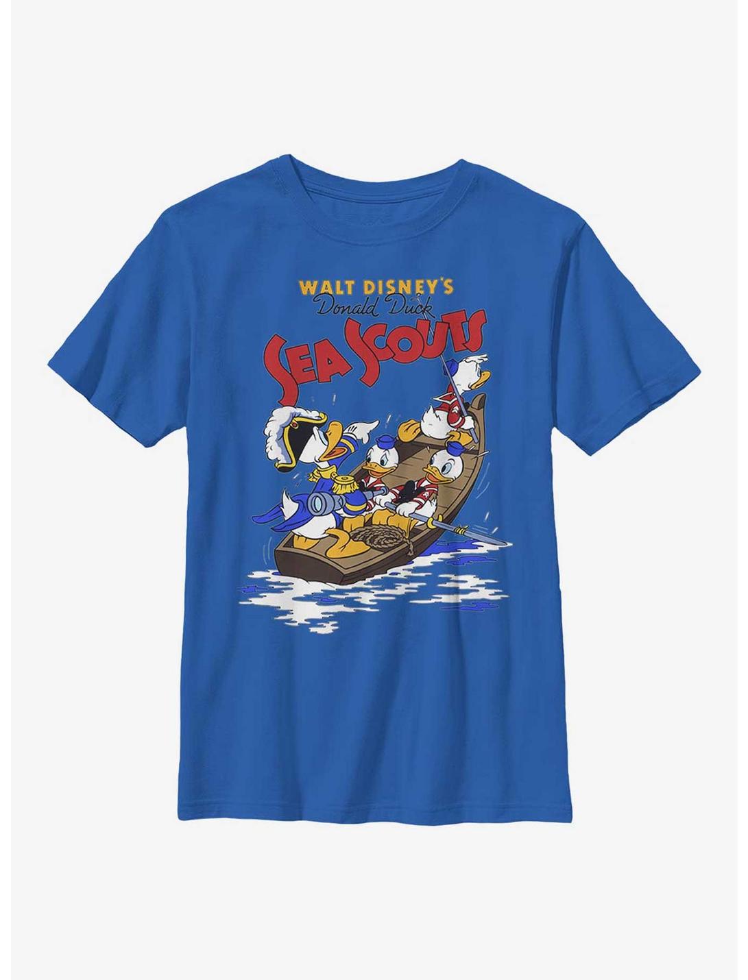 Disney Donald Duck Donald Sea Scout Youth T-Shirt, ROYAL, hi-res