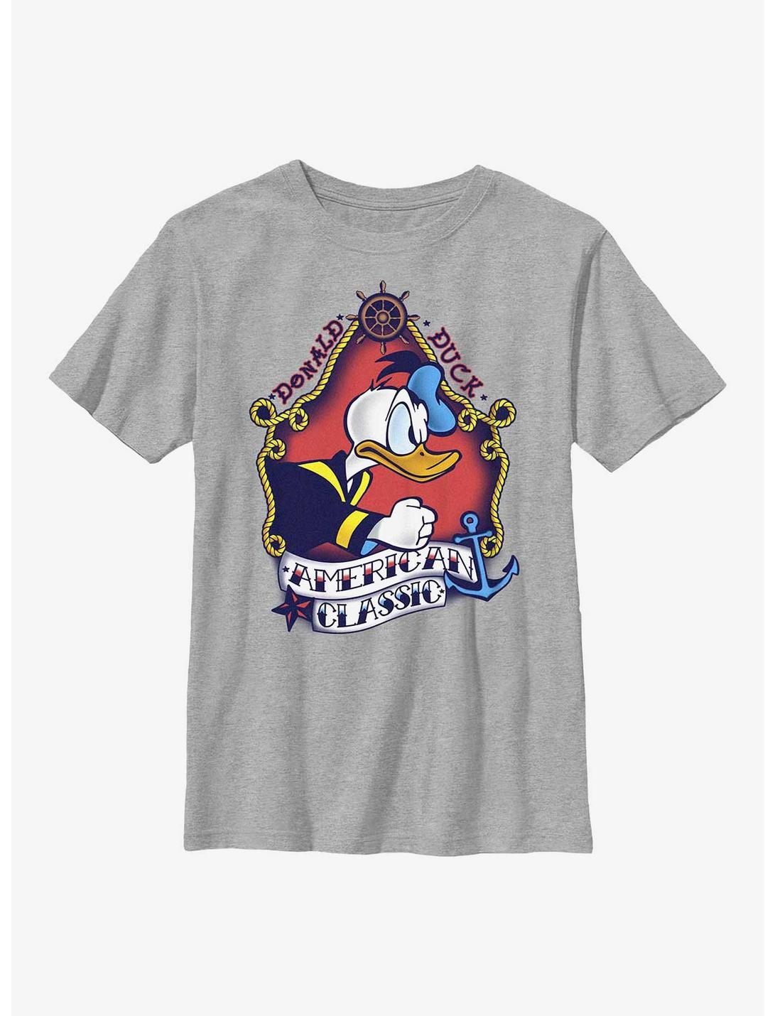 Disney Donald Duck Sailor Donald Flash Youth T-Shirt, ATH HTR, hi-res