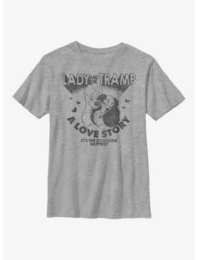 Disney The Lady And The Tramp Love Story Youth T-Shirt, , hi-res
