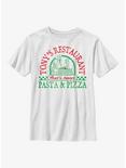 Disney The Lady And The Tramp Tony's Pasta Pizza Youth T-Shirt, WHITE, hi-res
