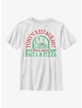 Disney The Lady And The Tramp Tony's Pasta Pizza Youth T-Shirt, , hi-res