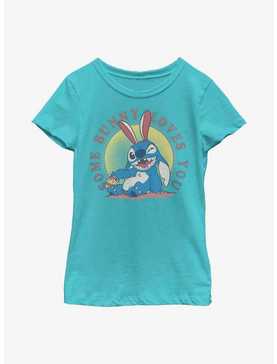 Disney Lilo And Stitch Some Bunny Loves You Youth Girls T-Shirt, , hi-res