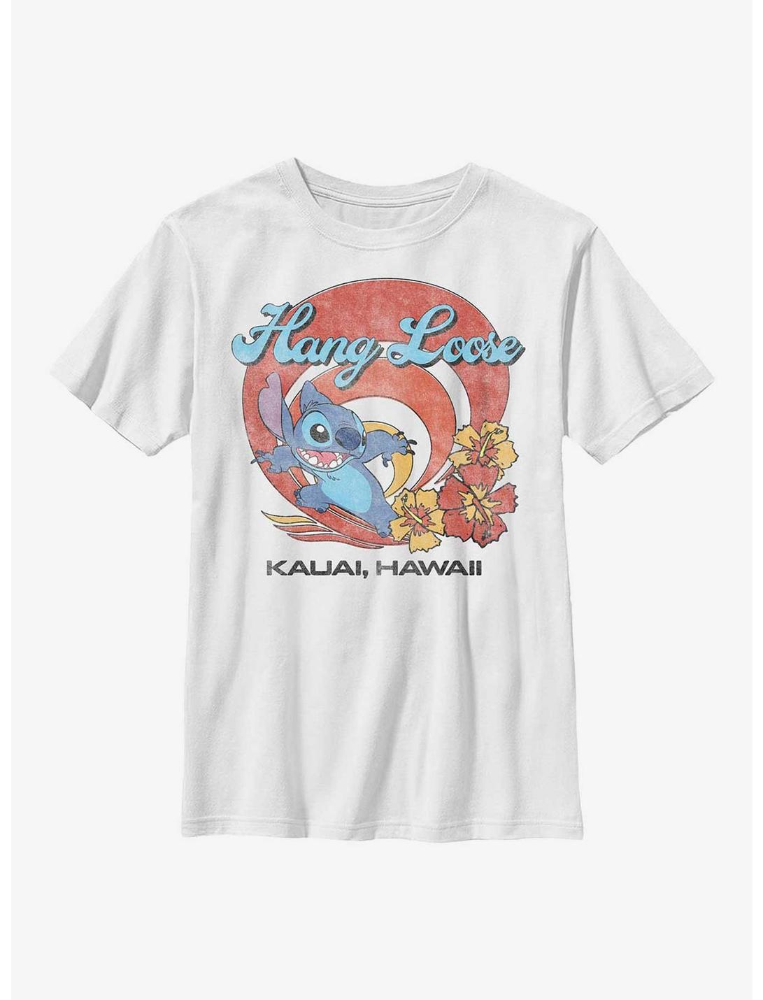 Disney Lilo And Stitch Stitch Kauai Youth T-Shirt, WHITE, hi-res