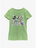 Disney Mickey Mouse 80s Minnie Mickey Youth Girls T-Shirt, GRN APPLE, hi-res