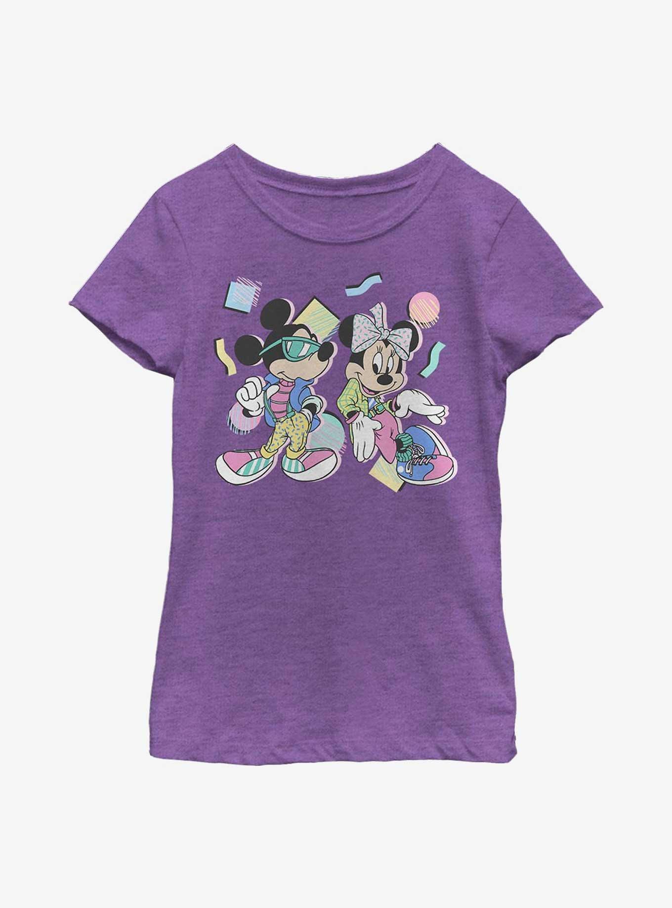 Disney Mickey Mouse 80s Minnie Mickey Youth Girls T-Shirt, , hi-res