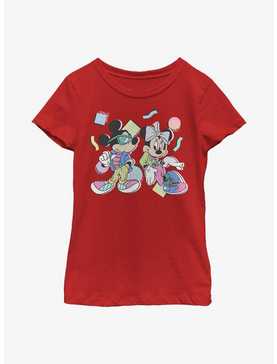 Disney Mickey Mouse 80s Minnie Mickey Youth Girls T-Shirt, , hi-res