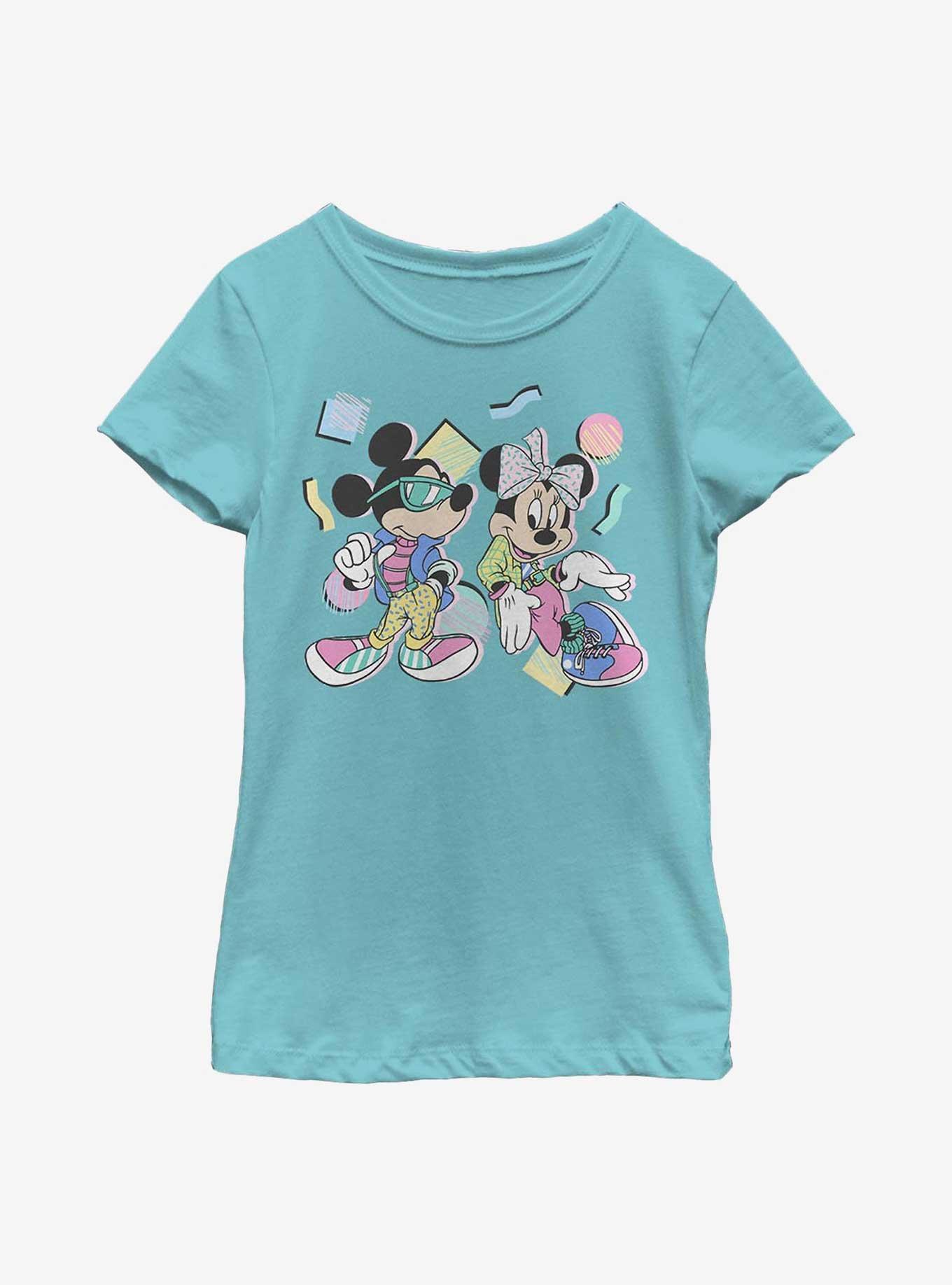 Disney Mickey Mouse 80s Minnie Mickey Youth Girls T-Shirt, , hi-res