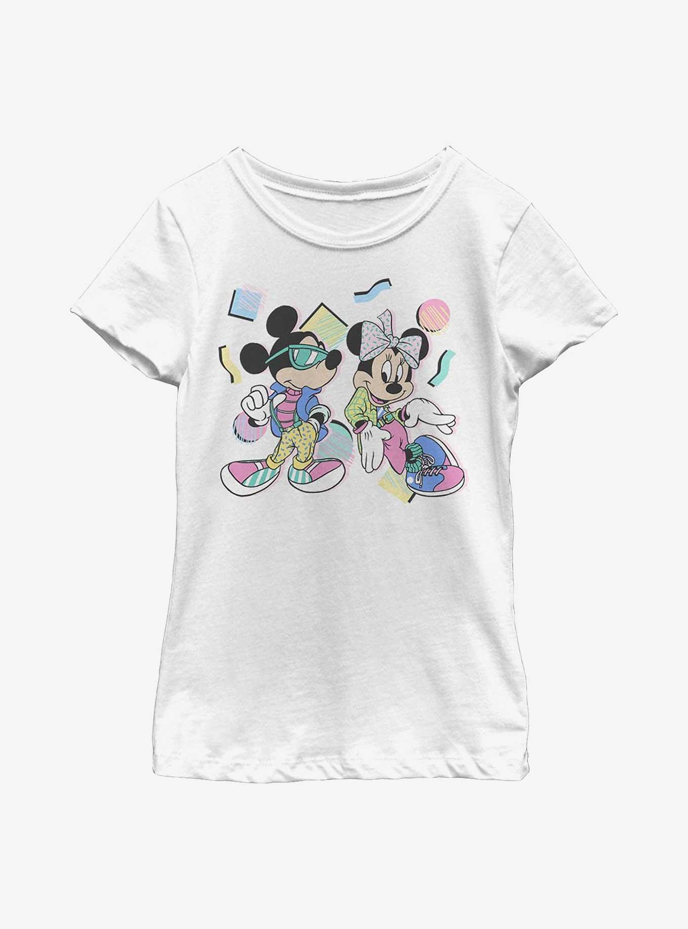 Disney Mickey Mouse 80s Minnie Mickey Youth Girls T-Shirt, , hi-res