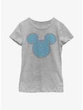 Disney Mickey Mouse Mickey Americana Paisley Youth Girls T-Shirt, ATH HTR, hi-res