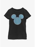 Disney Mickey Mouse Mickey Americana Paisley Youth Girls T-Shirt, BLACK, hi-res