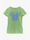 Disney Mickey Mouse Mickey Americana Paisley Youth Girls T-Shirt, GRN APPLE, hi-res