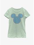 Disney Mickey Mouse Mickey Americana Paisley Youth Girls T-Shirt, MINT, hi-res