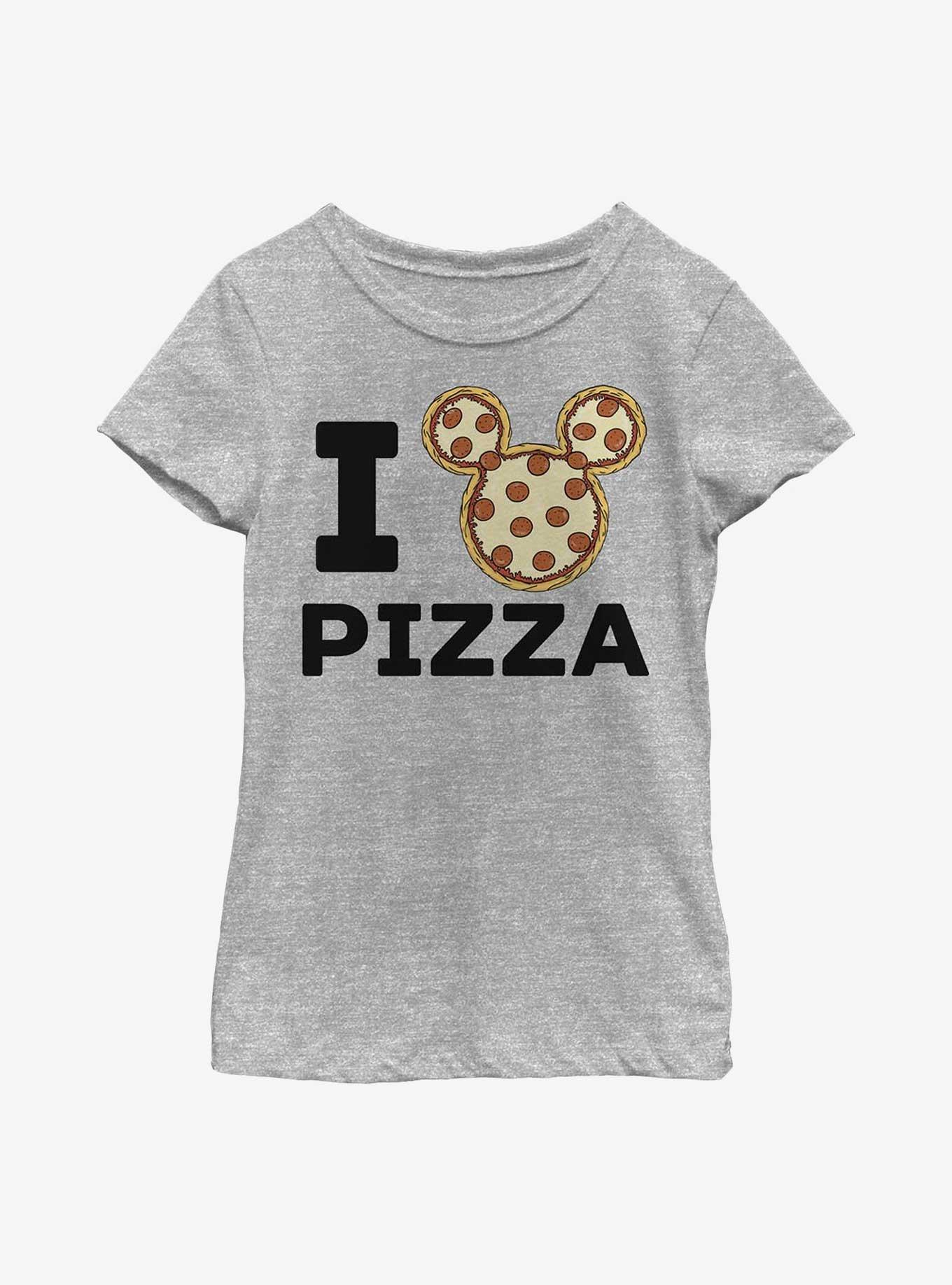 Disney Mickey Mouse Mickey Pizza Youth Girls T-Shirt, , hi-res