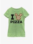 Disney Mickey Mouse Mickey Pizza Youth Girls T-Shirt, GRN APPLE, hi-res