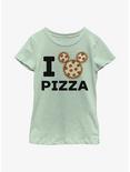 Disney Mickey Mouse Mickey Pizza Youth Girls T-Shirt, MINT, hi-res
