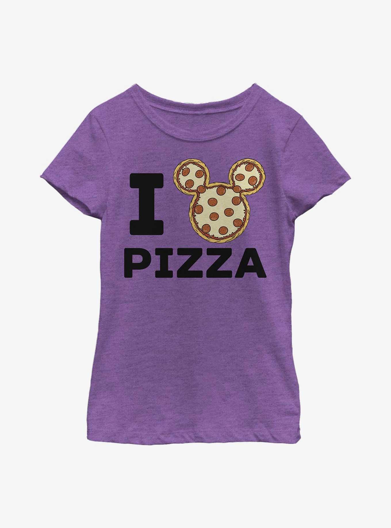 Disney Mickey Mouse Mickey Pizza Youth Girls T-Shirt, , hi-res