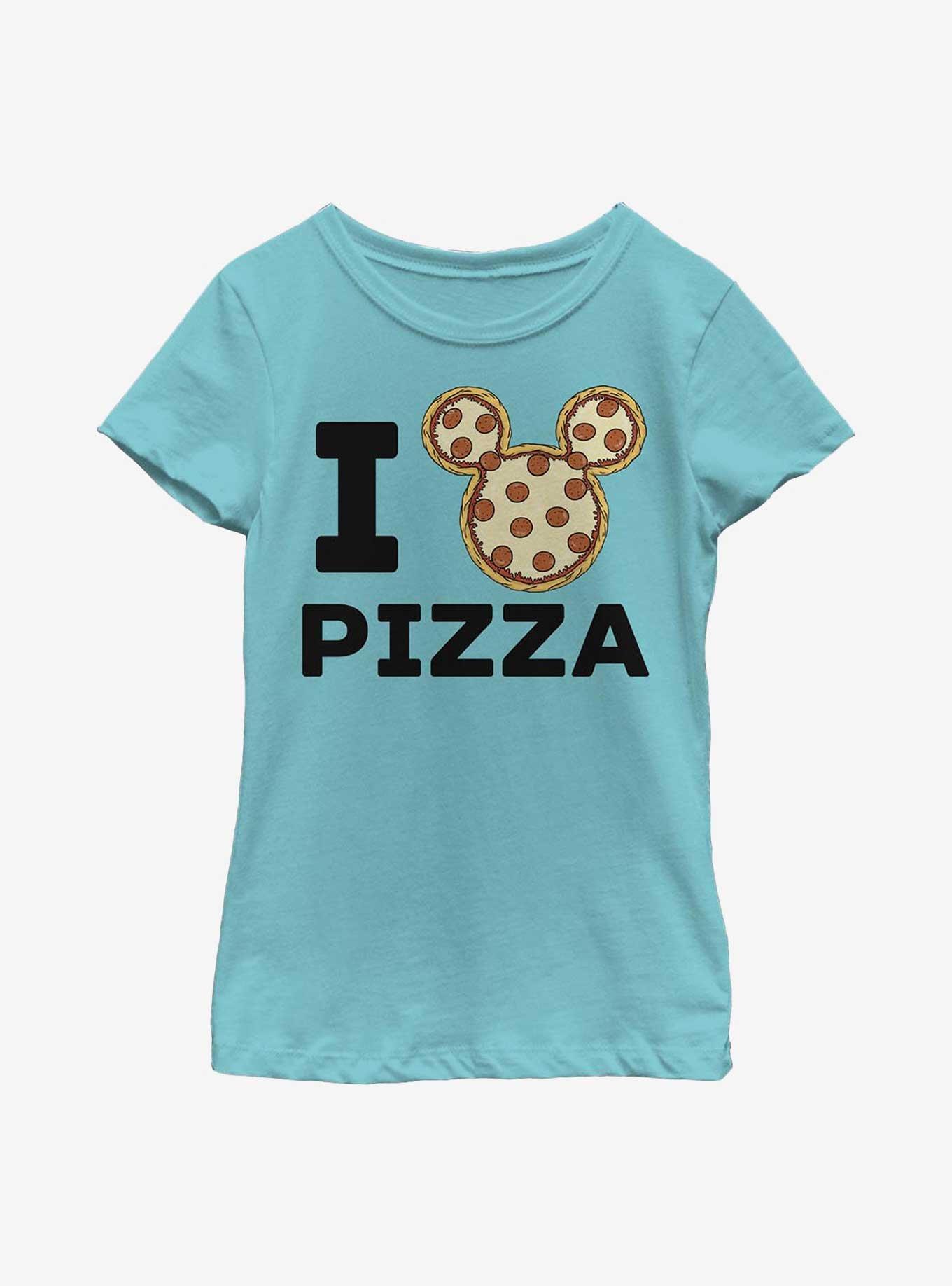 Disney Mickey Mouse Mickey Pizza Youth Girls T-Shirt, , hi-res
