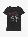 Disney Mickey Mouse Two Classics Youth Girls T-Shirt, BLACK, hi-res