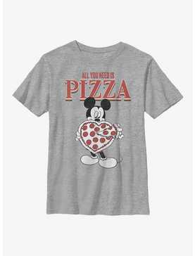 Disney Mickey Mouse Mickey All You Need Is Pizza Youth T-Shirt, , hi-res