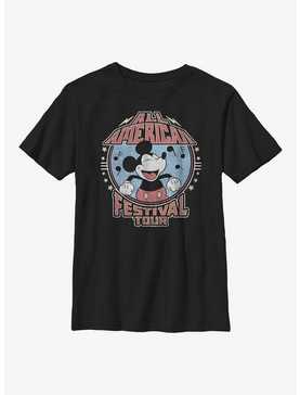 Disney Mickey Mouse Mickey American Tour Youth T-Shirt, , hi-res