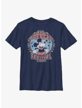 Disney Mickey Mouse Mickey American Tour Youth T-Shirt, , hi-res