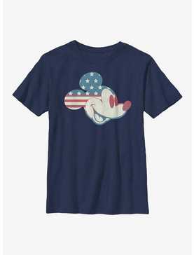 Disney Mickey Mouse Mickey Americana Flag Fill Youth T-Shirt, , hi-res
