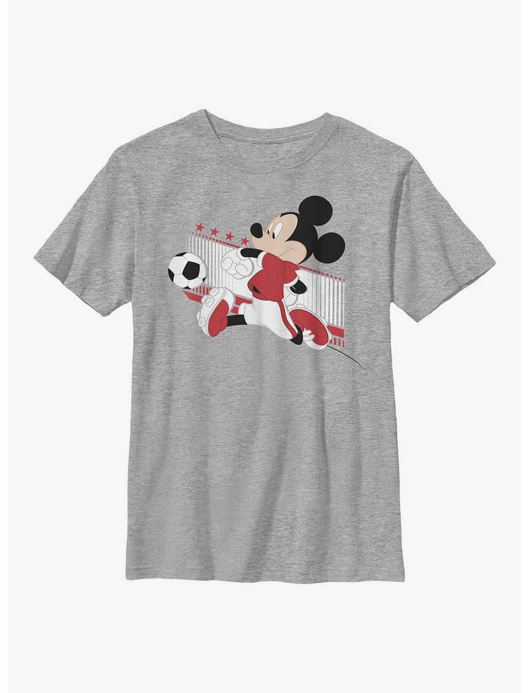 Disney Mickey Mouse Canada Kick Youth T-Shirt, ATH HTR, hi-res