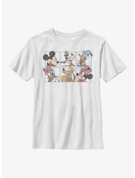 Disney Mickey Mouse Mickey And Friends Grid Youth T-Shirt, , hi-res