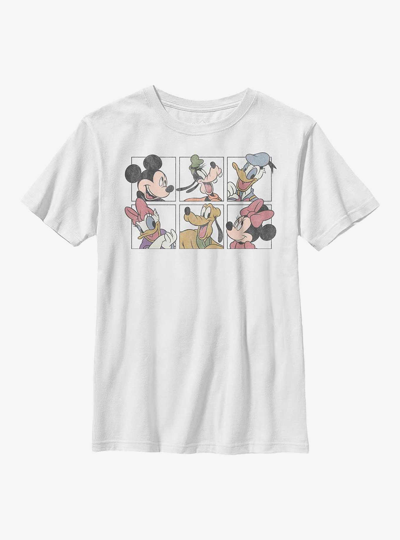 Disney Mickey Mouse Mickey And Friends Grid Youth T-Shirt, , hi-res