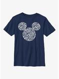 Disney Mickey Mouse Mickey Icons Fill Youth T-Shirt, NAVY, hi-res