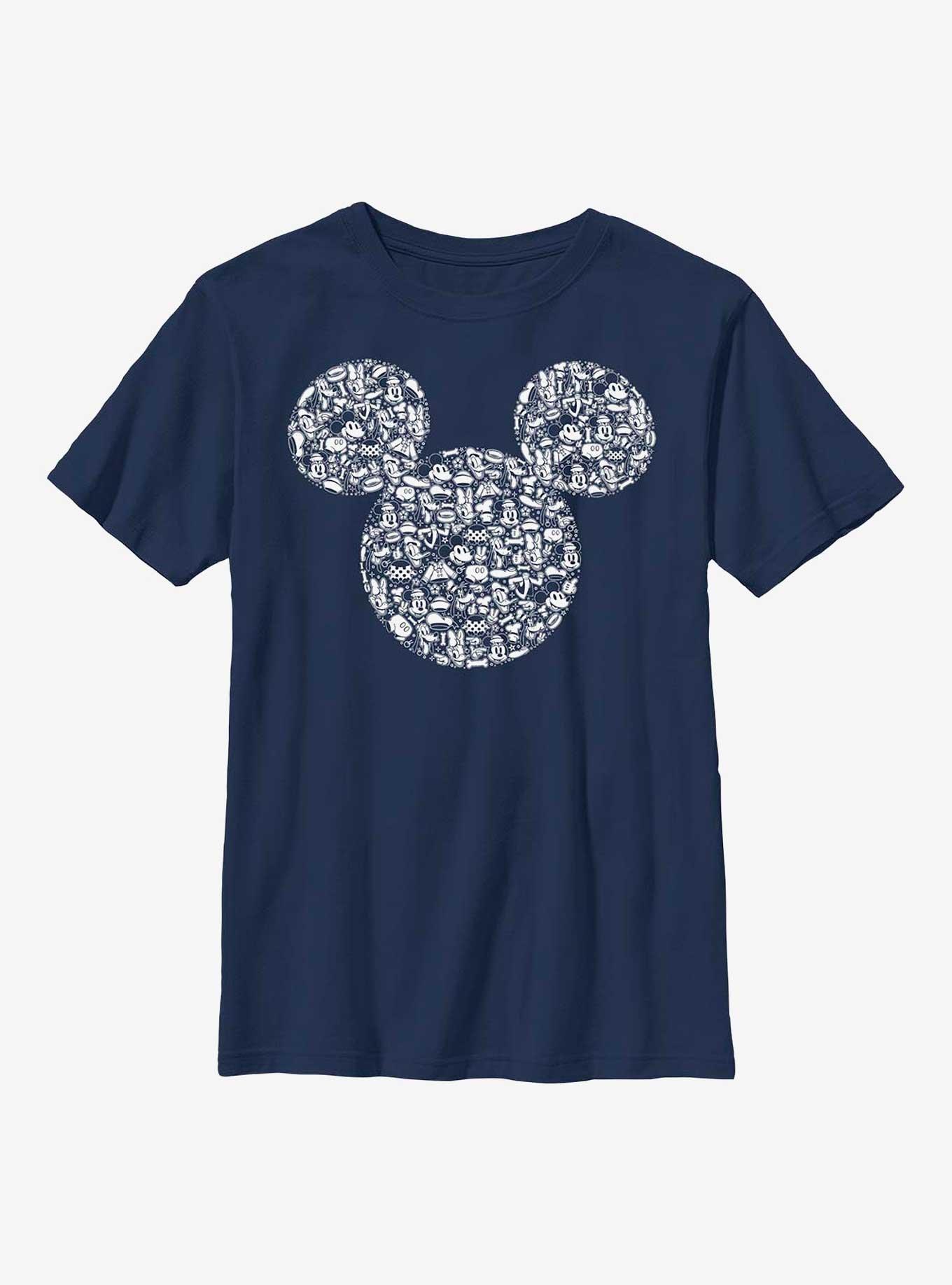 Disney Mickey Mouse Mickey Icons Fill Youth T-Shirt, , hi-res