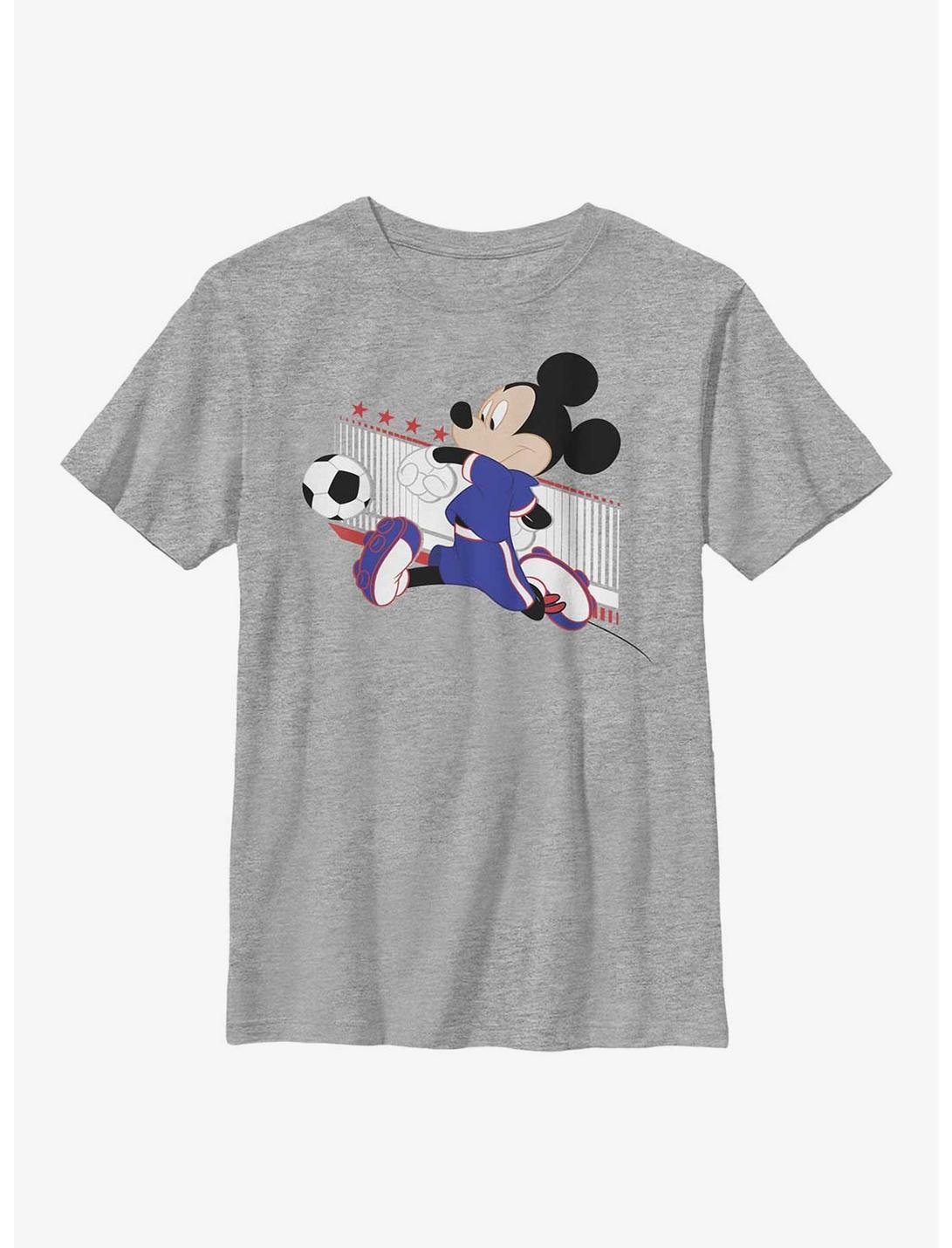 Disney Mickey Mouse Japan Kick Youth T-Shirt, ATH HTR, hi-res