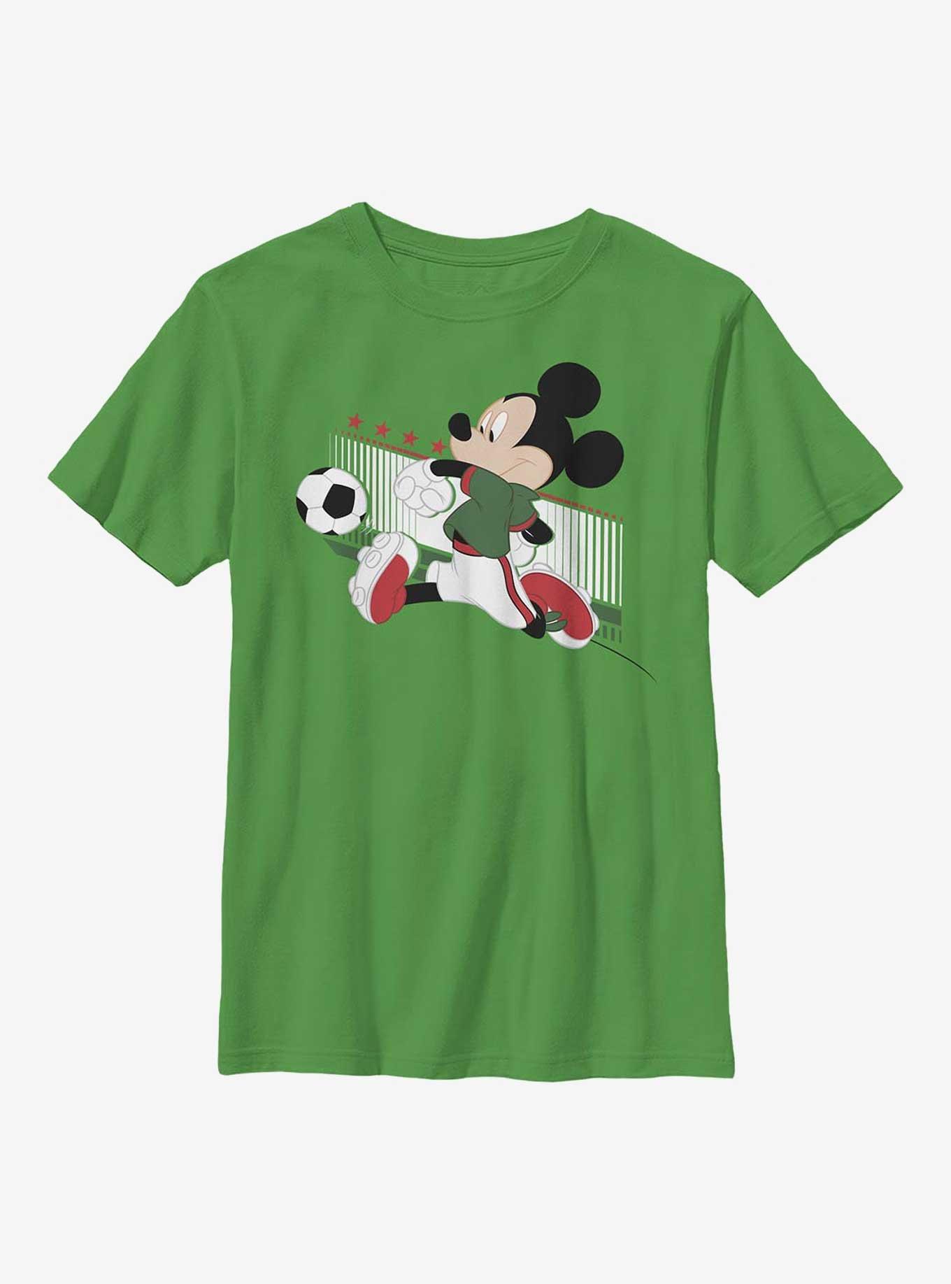 Disney Mickey Mouse Mexico Kick Youth T-Shirt, , hi-res
