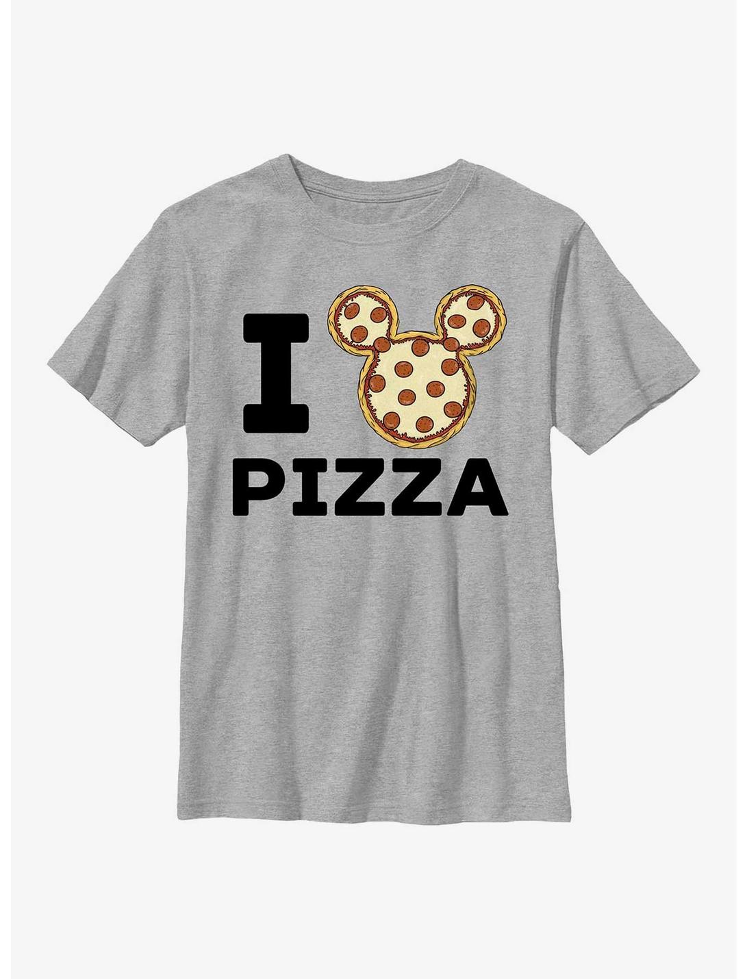 Disney Mickey Mouse Mickey Pizza Youth T-Shirt, ATH HTR, hi-res